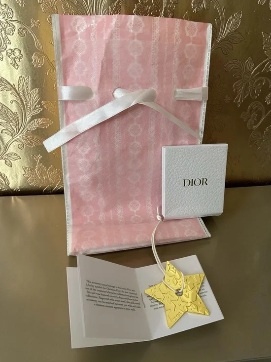 Dior 2024 Gold Star May Be A Pendant | Charm | Ornament I New In Gift Box - Picture 5 of 13